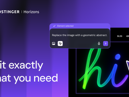 Hostinger Horizons tames AI to give you full control